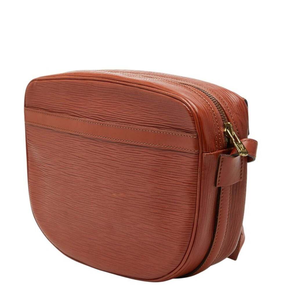 LOUIS VUITTON Authentic Brown Leather Shoulder Bag - Picture 2 of 8